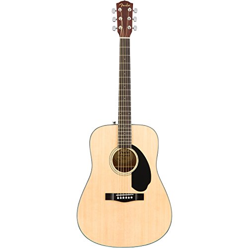 Dreadnought Acoustic Guitar - Natural Bundle with Gig Bag, Tuner, Strap, Strings, Picks