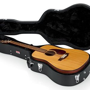 Gator Cases Hard-Shell Wood Case for 6 or 12 String Acoustic - Image 3