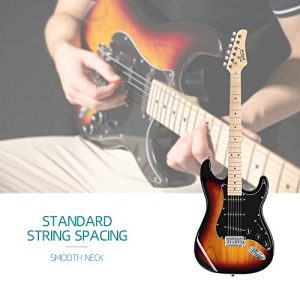 Where Music Begins: GLARRY Full Size Electric Guitar Bundle with 20W Amp - Image 5