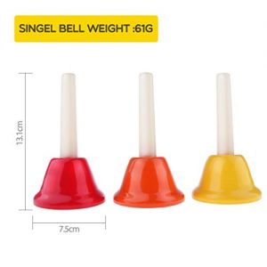 Alnicov Music Hand Bell Rhythm Band Kids Play Hand Bells - Image 4