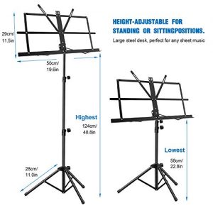 Portable Folding Music Stand: Perfect for Musicians on the Go - Image 2