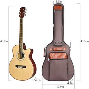 CAHAYA Guitar Bag 40 41 42 Inches 6 Pockets Guitar Case - Image 7