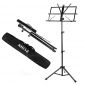 lotmusic Music Sheet Stand Foldable Holder Tripod Base Metal for Student Practice From Kmise