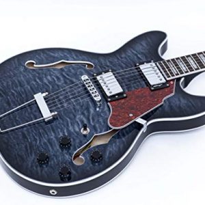 GROTE Jazz Electric Guitar Water Ripple Semi-Hollow - Image 4