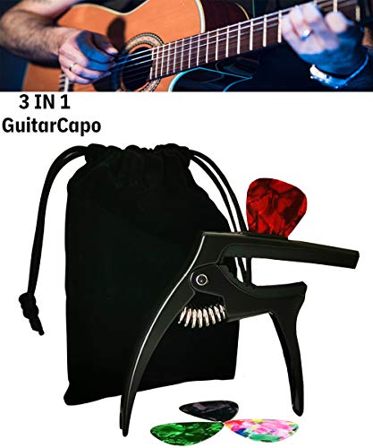 3in1 Zinc Metal Guitar Capo: Elevate Your Music ??
