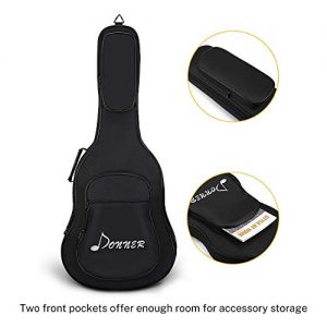 Donner 41 Inch Acoustic Guitar Gig Bag 0.5in Padding Sponge - Image 2