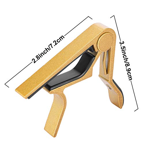 4 Pieces Guitar Capo Aluminum Metal Universal, Acoustic and Classical Electric Guitars