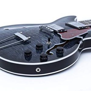 GROTE Jazz Electric Guitar Water Ripple Semi-Hollow - Image 6