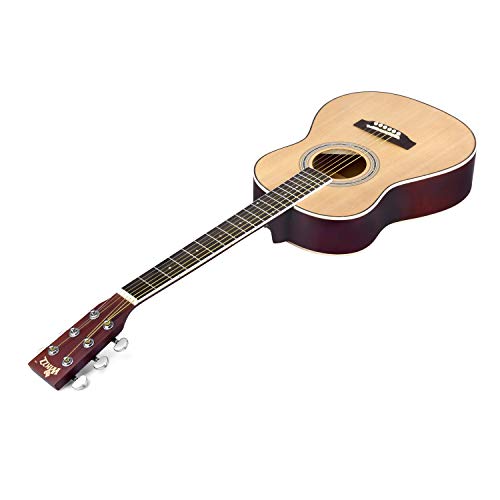 Spruce Acoustic Guitar for Travel Beginners