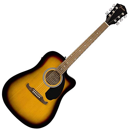 Dreadnought Cutaway Acoustic-Electric Guitar - Sunburst