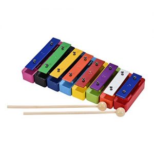Colorful 8 Note Glockenspiel Resonator Bells Set - Image 4