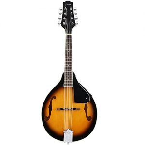 Donner A Style Mandolin Instrument Sunburst Mahogany - Image 3