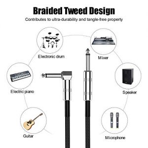 Professional Cable Bass AMP Cord with 1/4" Plug - Image 5