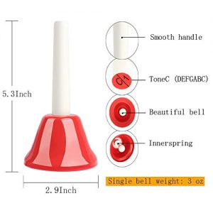 Yalloy Handbells Set, Metal Hand Bells Set - Image 5