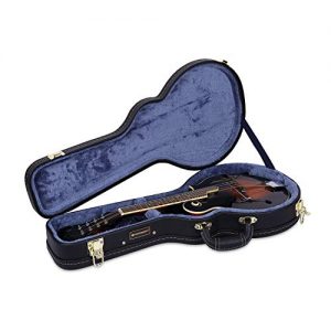 Crossrock Deluxe Wood Hard Case for F-style Mandolin