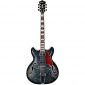 GROTE Jazz Electric Guitar Water Ripple Semi-Hollow