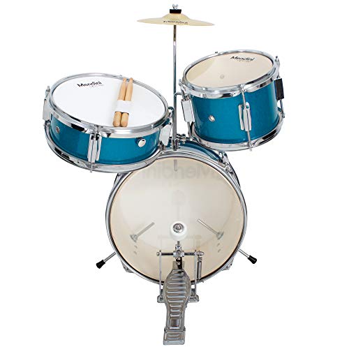 Mendini by Cecilio 13-Inch Kids Drum Set – Perfect Starter Kit for Young Drummers