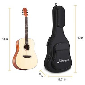 Donner 41 Inch Acoustic Guitar Gig Bag 0.5in Padding Sponge - Image 7