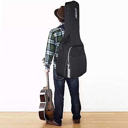 DRHOUSE Acoustic Guitar Soft Case 40 41 42 Inch 10mm