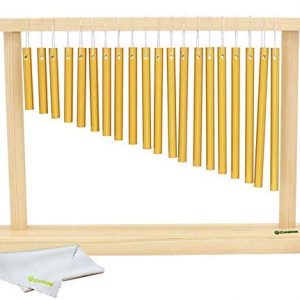 ENNBOM 20-NOTE Chime Table Top Bar Chime Wind Chime 20 Bars Instrument Percussion With Mallet