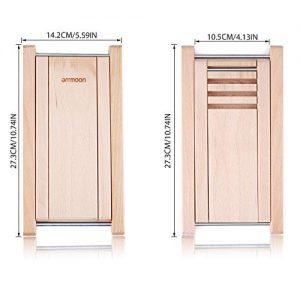 ammoon Guitar Foot Rest Foldable Solid Beech Wood Footstool - Image 4