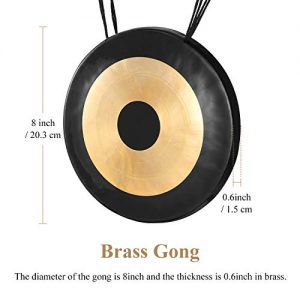 Bring Harmony to Your Space with Eastar Gong Desk Chime – Large Brass Meditation Gong - Image 3