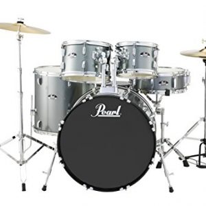 Pearl RS525SCC706 Roadshow 5-Piece Drum Set, Charcoal Metallic