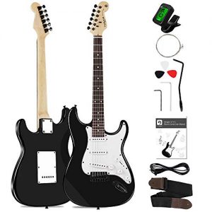 Electric Guitar Beginner 39 Inch Full Size Solid Wood