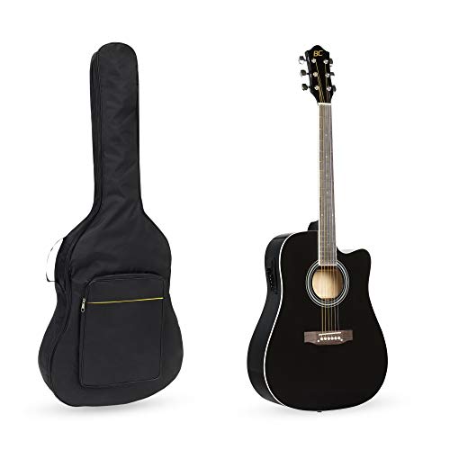 Best Choice Products 41in Full Size Acoustic Electric Cutaway Guitar Set