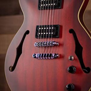 Ibanez Artcore 6-String Semi-Hollow-Body Electric Guitar – Sunburst Red Flat | Versatile, Durable, & High-Performance Sound - Image 7