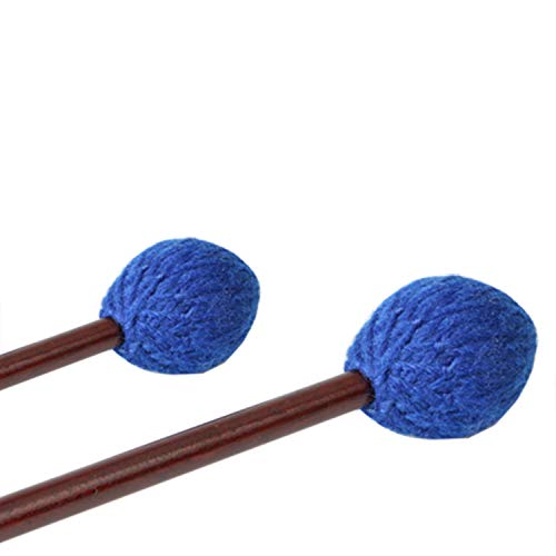 UNIME 2 Pairs Keyboard Marimba Mallets Wood Handle