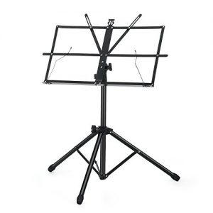 Moukey Sheet Music Stand – Adjustable Folding Metal Stand with Clip & Carry Bag 🎼🎻 - Image 5