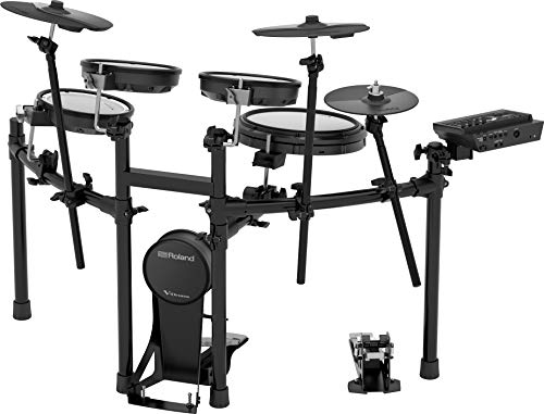 Roland TD-17KV-SV Compact Electronic Drum Kit – Pro-Level Sound & Coaching Features for Drummers