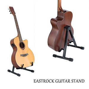 EastRock Guitar Stand 2-Pack – Adjustable Portable Tripod Holder for Acoustic, Electric Guitar & Bass with Foam Protection - Image 7