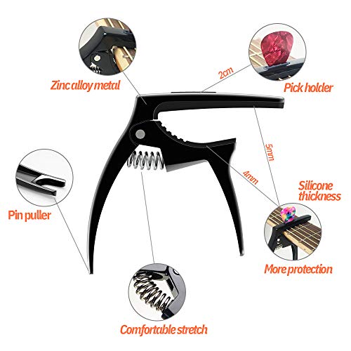 3in1 Zinc Metal Guitar Capo: Elevate Your Music ??