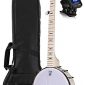 Deering Goodtime 5-String Openback Banjo with Padded Bag and Tuner