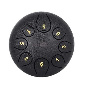 Pan Drum Percussion Steel Drum Instrument with Mallets - Image 2