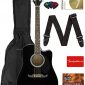 Fender Dreadnought Cutaway Acoustic-Electric Guitar -