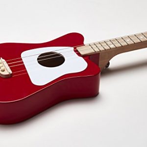 Red Mini Acoustic Guitar for Children and Beginners - Image 4