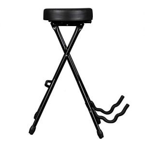 temi Glarry Foldable Guitar Stand Playing Stool Stand Footstool - Image 3