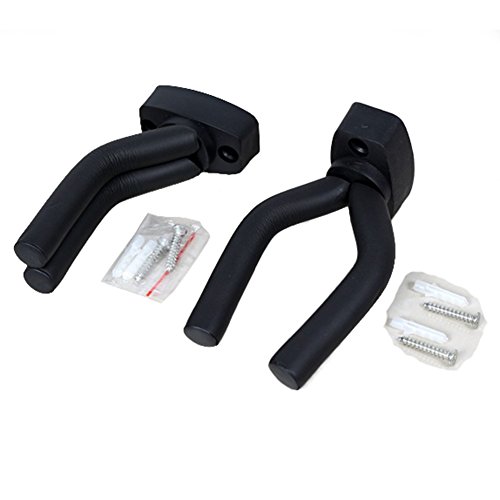 2-Pack Guitar Wall Hanger Stands - Display Your Musical Masterpieces