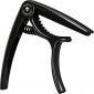 Nordic Essentials Nordic-02 -02 Guitar Capo Deluxe for Guitars, Ukulele, Banjo, Mandolin, Bass -Made of Premium Quality Zinc Alloy for 6 12 String Instruments- Luxury Accessories trade (Black)