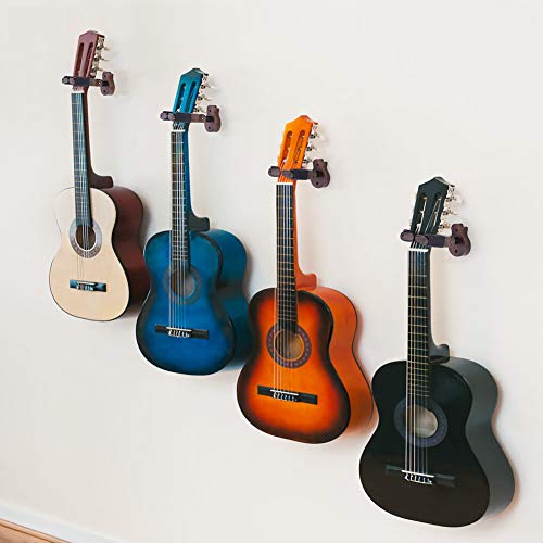 Guitar Hangers Black Walnut Hard Wood Wall Hook Holder Stand