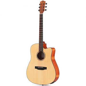 Full-size Guitar Bundle Built-in Preamp with Bag Strap Tuner String - Image 5