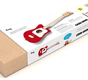 Red Mini Acoustic Guitar for Children and Beginners - Image 6
