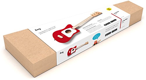 Red Mini Acoustic Guitar for Children and Beginners
