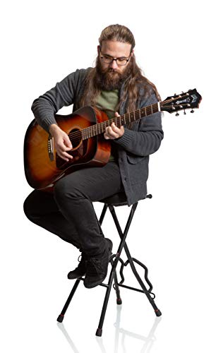 Gator Frameworks Foldable Guitar Stool with Padded Seat