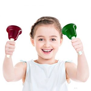 GiftedMusicKids 13 Chromatic C Hand Bell Set 🔔 | Diatonic Metal Bells with Songbook for Children - Image 2