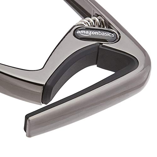 AmazonBasics Zinc Alloy Guitar Capo for Acoustic and Electric Guitar