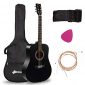 Full Size Beginner Acoustic Guitar, Professional Customization Smooth Mirror